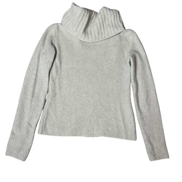 MaxMara Cashmere Wool Cropped Cowl Neck Sweater size M - Picture 2 of 6